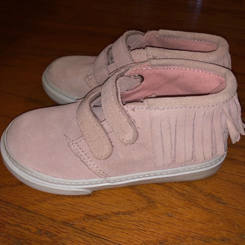 Gap fringe suede sneakers